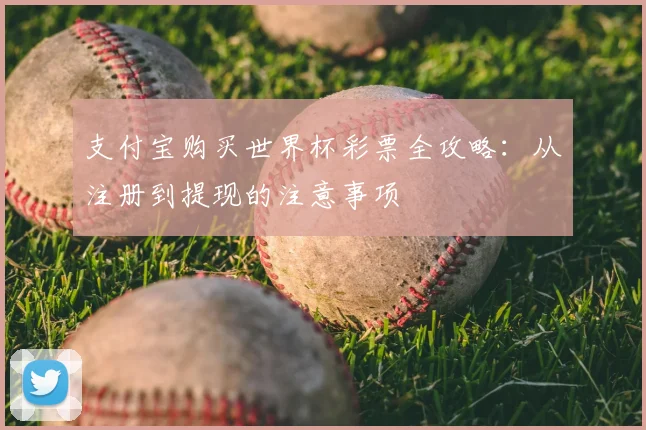 支付宝购买世界杯彩票全攻略：从注册到提现的注意事项